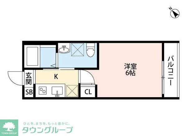 シャルム赤塚の物件間取画像